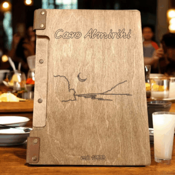 Menu Wooden